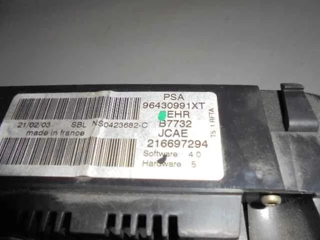 Mando Climatizador para Peugeot 307 (S1)