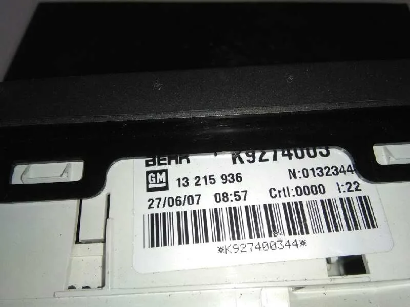 Mando Climatizador para Opel Meriva