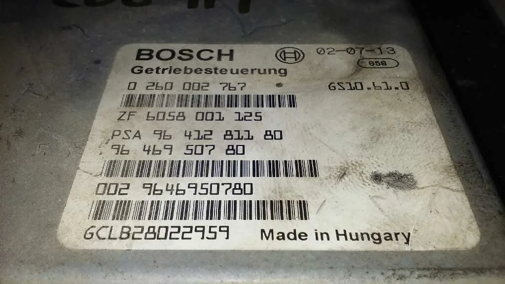 Centralita Cambio Automatico para Citroën C5 Berlina