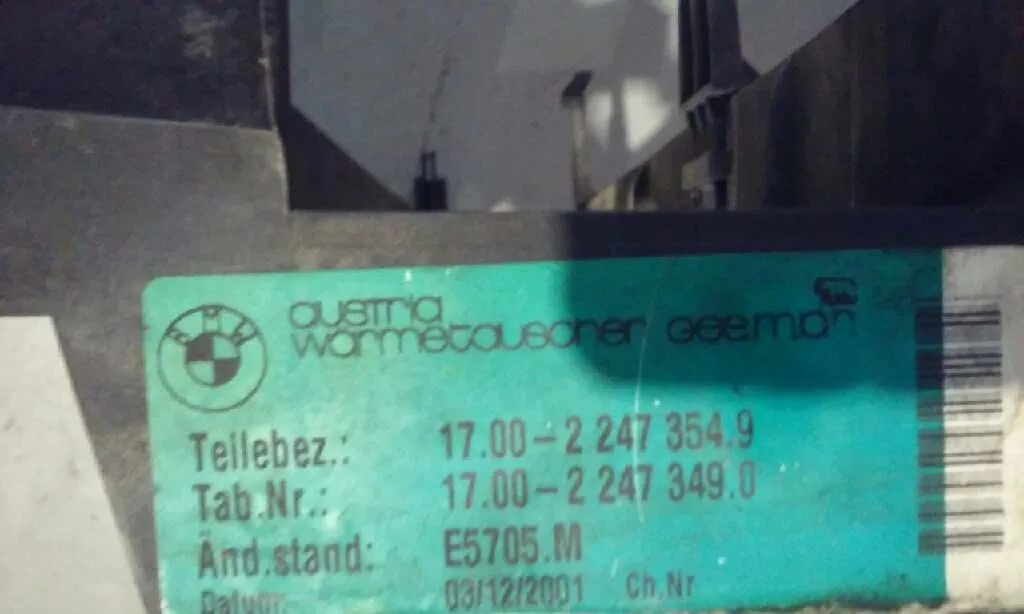 Condensador / Radiador Aire Acondicionado para Bmw Serie 5 Touring (E39)