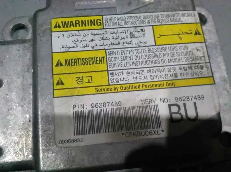 Centralita Airbag para Daewoo Nubira Berlina