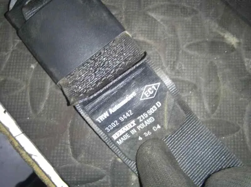 Cinturon Seguridad Trasero Central para Renault Modus
