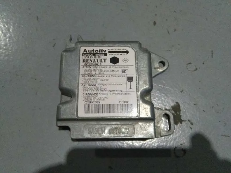 Centralita Airbag para Renault Kangoo (F/Kc0)