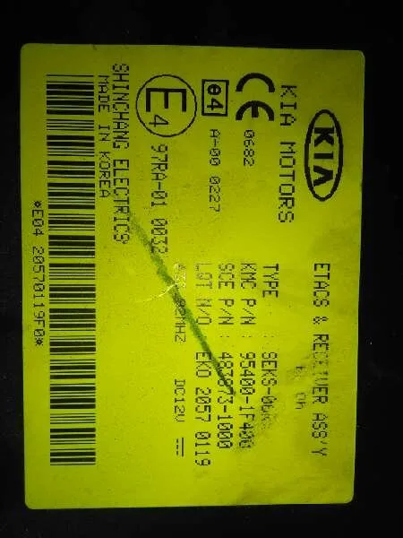 Modulo Electronico para Kia Sportage