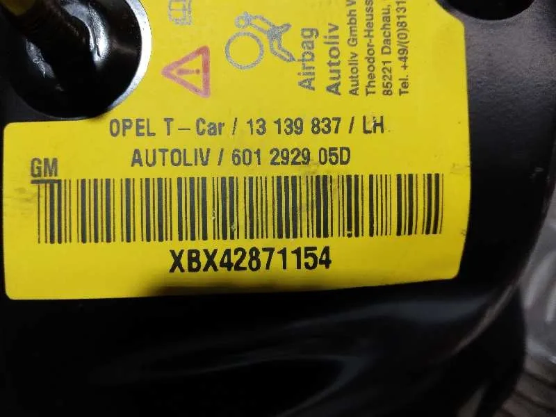 Airbag Lateral Delantero Izquierdo para Opel Astra H Berlina