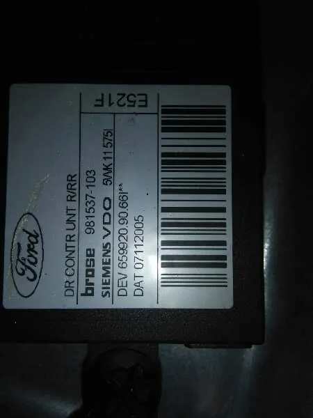 Elevalunas Trasero Derecho para Ford Focus C-Max (Cap)