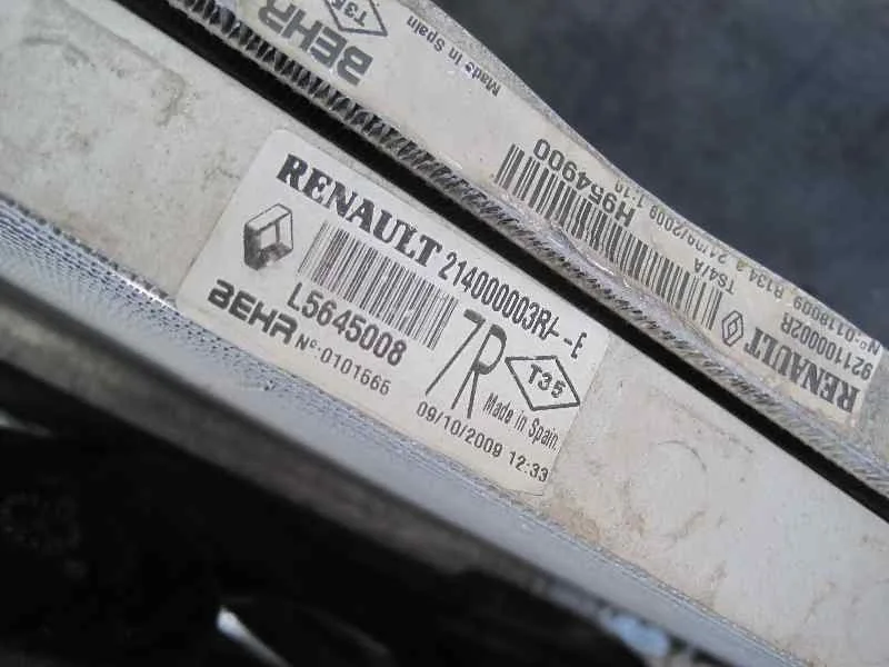 Radiador Agua para Renault Laguna Iii