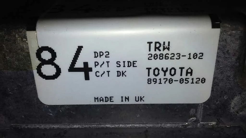 Centralita Airbag para Toyota Avensis Berlina (T25)