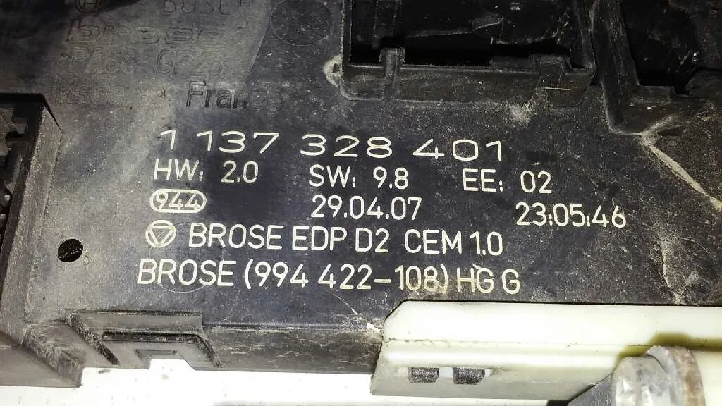 Motor Elevalunas Delantero Izquierdo para Peugeot 407