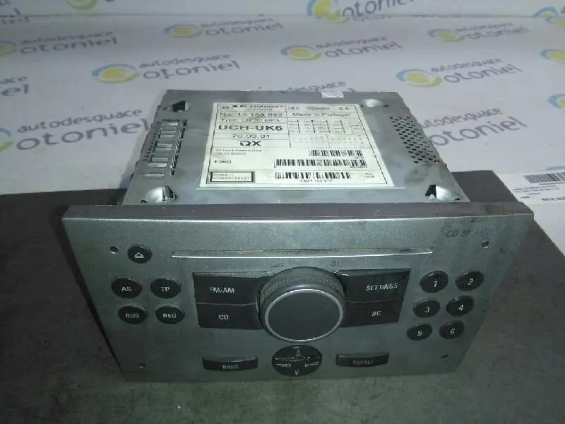 Sistema Audio / Radio Cd para Opel Corsa C
