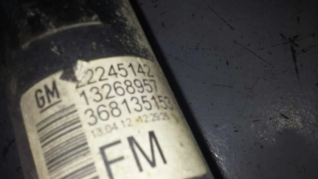 Amortiguador Delantero Derecho para Opel Meriva B