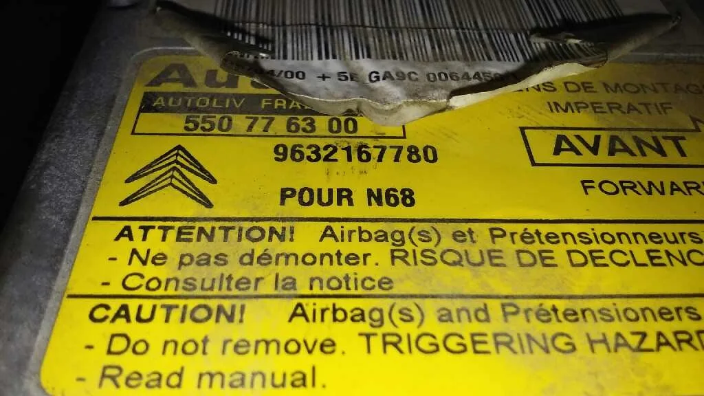 Centralita Airbag para Citroën Xsara Picasso