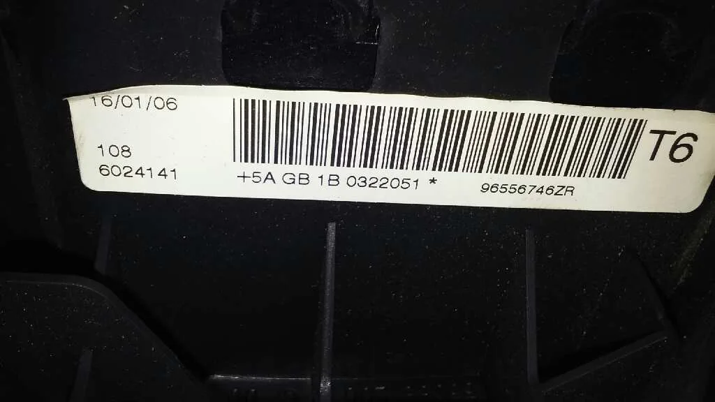 Airbag Delantero Izquierdo para Peugeot 307 Cc (S2)