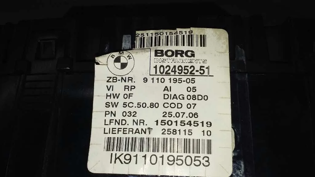Cuadro Instrumentos para Bmw Serie 1 Berlina (E81/E87)