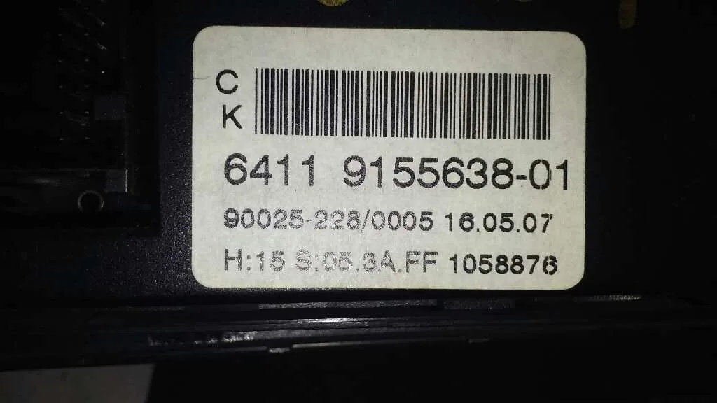 Mando Climatizador para Bmw Serie 5 Berlina (E60)