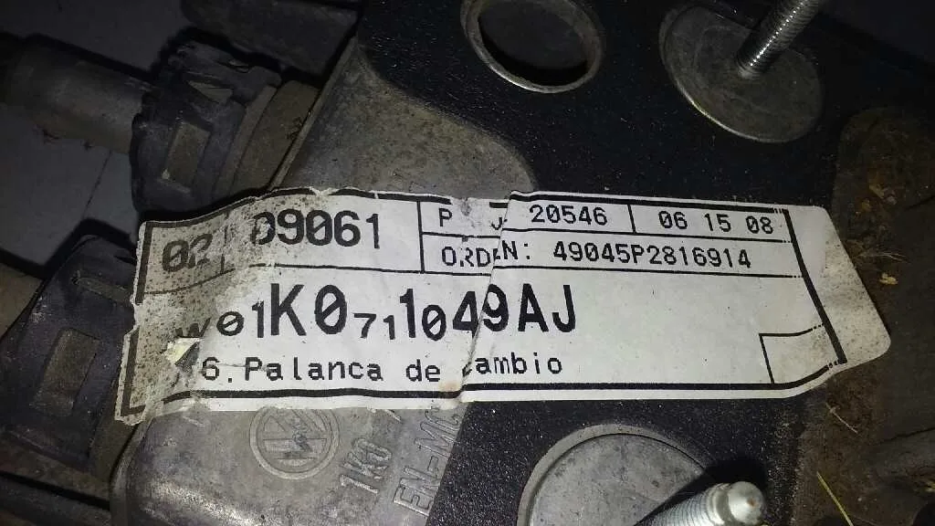 Palanca Cambio para Seat Altea (5P1)
