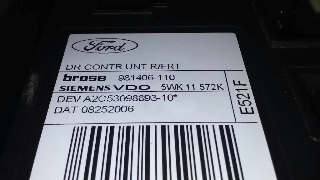 Motor Elevalunas Delantero Derecho para Ford Focus Berlina (Cap)