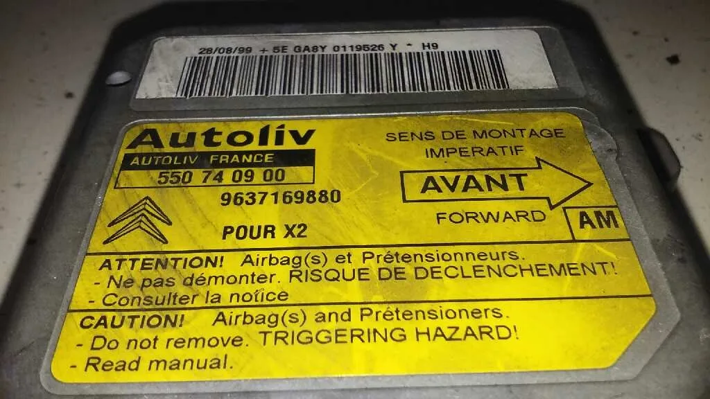 Centralita Airbag para Citroën Xantia Berlina