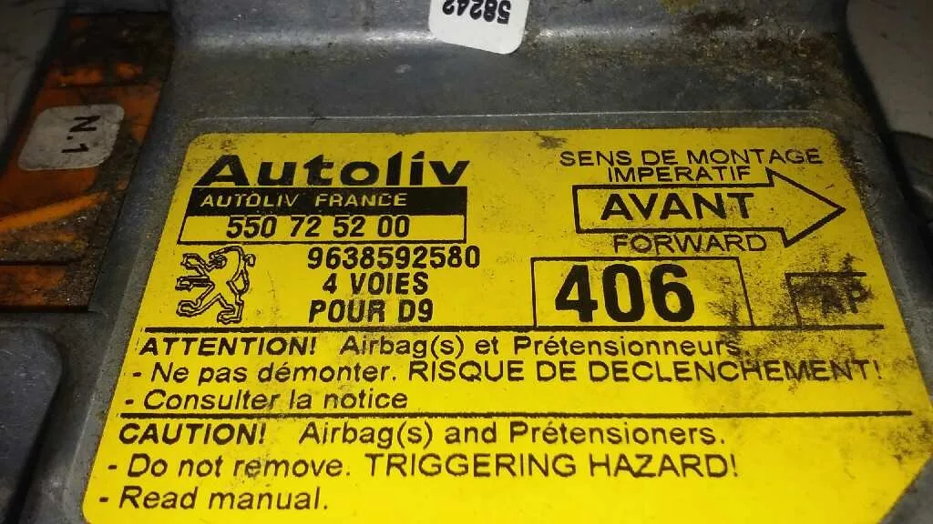 Centralita Airbag para Peugeot 406 Berlina (S1/S2)