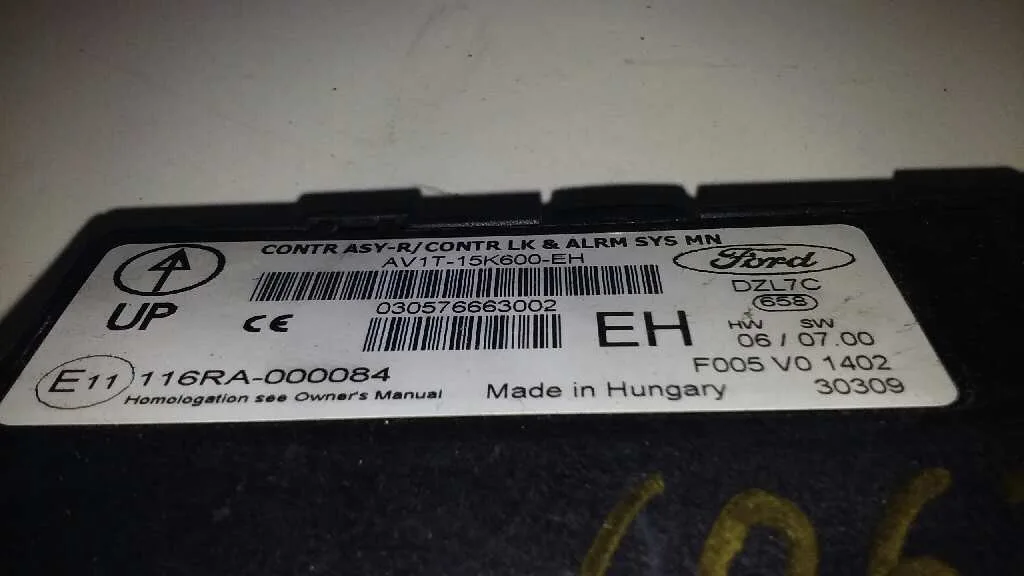 Modulo Electronico para Ford Fiesta (Ccn)