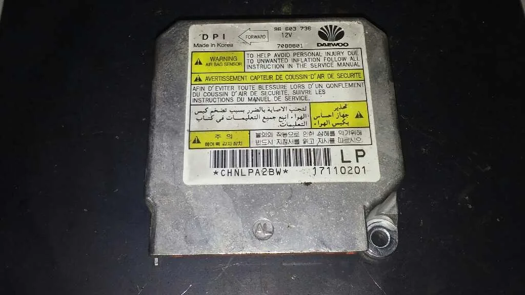Centralita Airbag para Daewoo Matiz