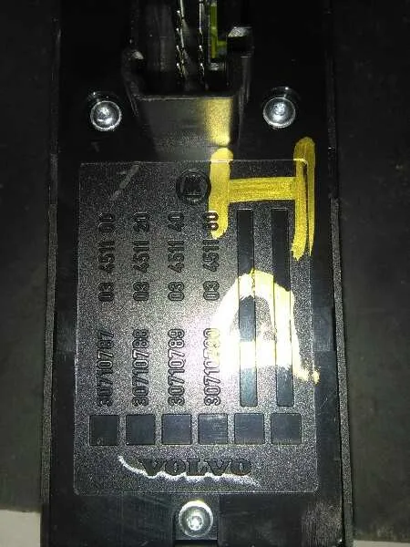 Mando Elevalunas Delantero Izquierdo para Volvo S40 Berlina