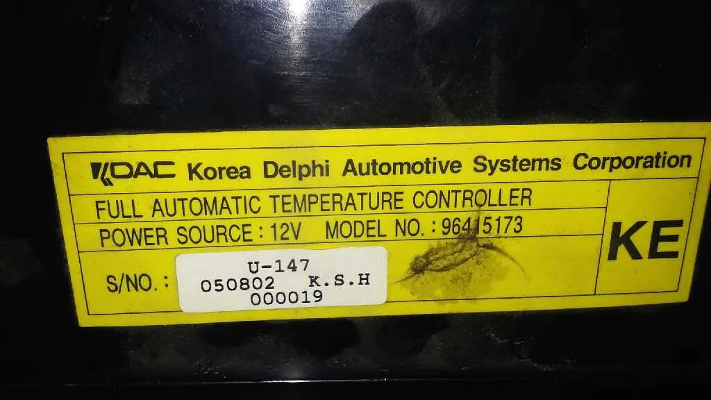 Mando Climatizador para Daewoo Tacuma