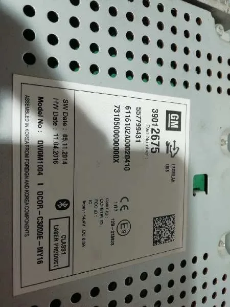 Sistema Audio / Radio Cd para Opel Corsa E