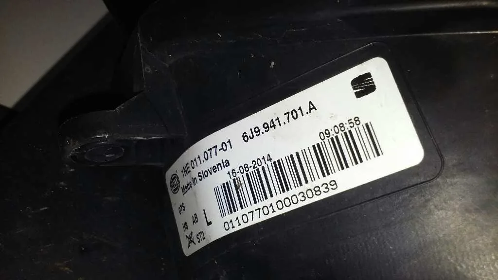 Faro Antiniebla Izquierdo para Seat Toledo (Kg3)
