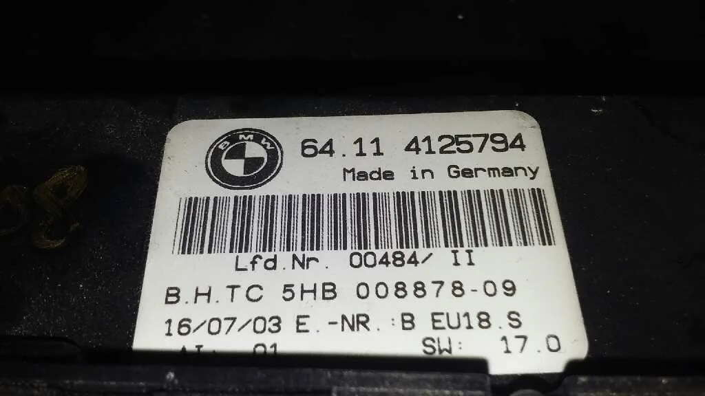 Mando Climatizador para Bmw Serie 3 Berlina (E46)