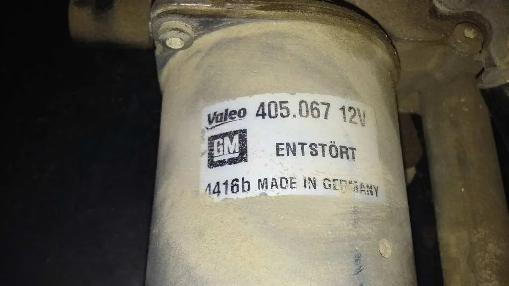 Motor Limpia Delantero para Opel Corsa D