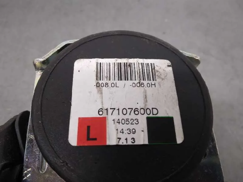 Cinturon Seguridad Delantero Izquierdo para Opel Corsa D