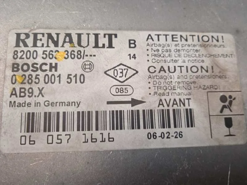 Centralita Airbag para Renault Clio Iii