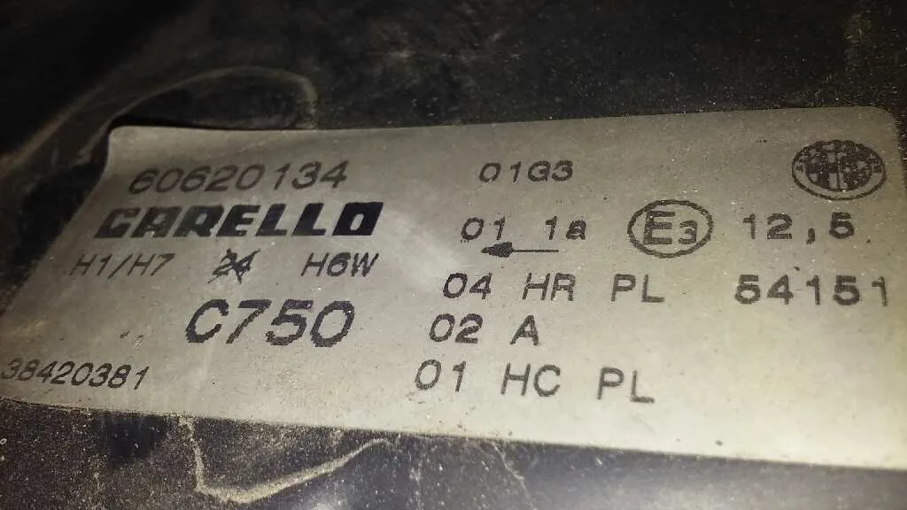 Faro Derecho para Alfa Romeo 156 (116)
