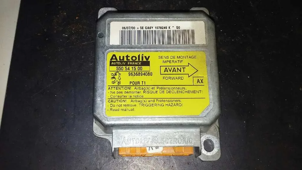 Centralita Airbag para Peugeot 206 Berlina
