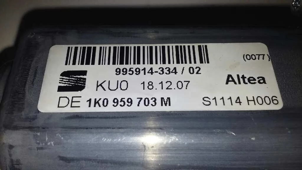 Motor Elevalunas Trasero Izquierdo para Seat Altea Xl (5P5)