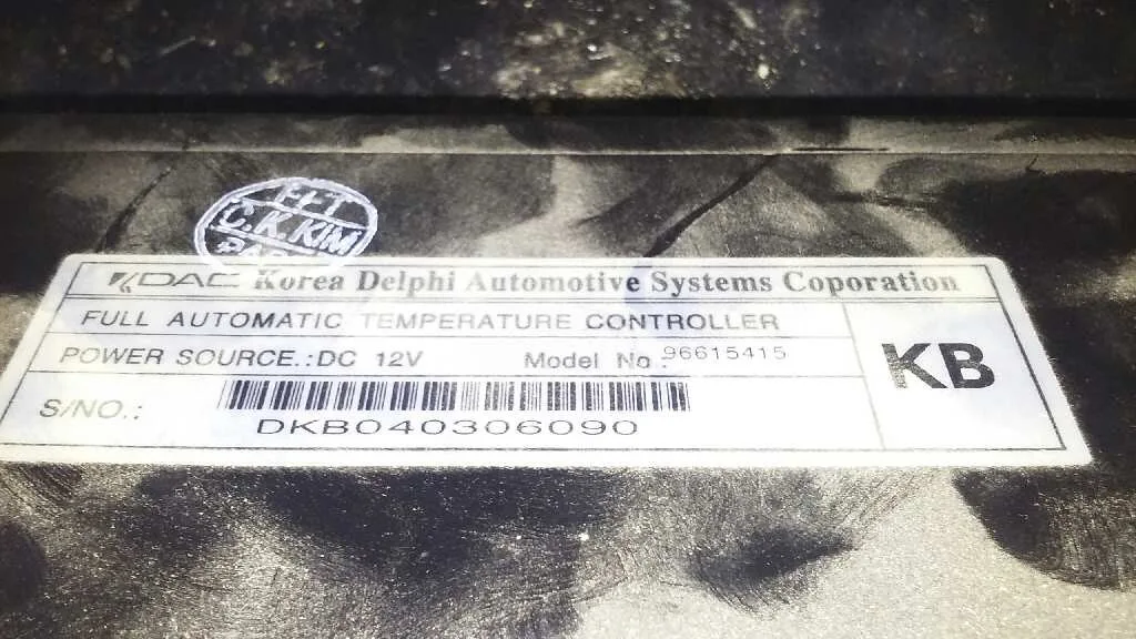 Mando Climatizador para Daewoo Lacetti