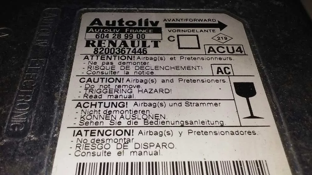 Centralita Airbag para Renault Megane Ii Berlina 3P