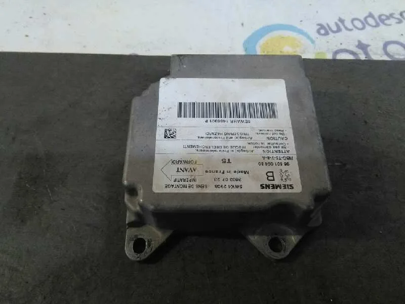 Centralita Airbag para Peugeot 307 (S1)