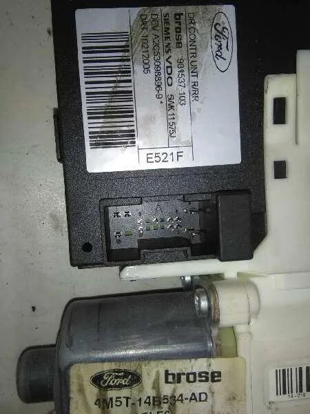 Motor Elevalunas Trasero Derecho para Ford Focus Berlina (Cap)