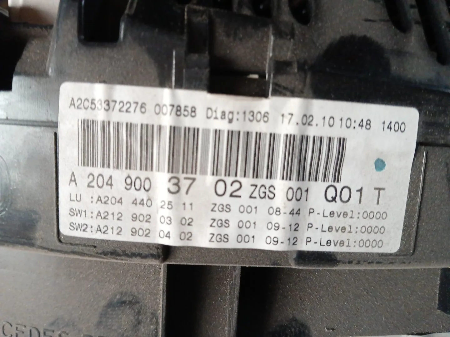 Cuadro Instrumentos para Mercedes-Benz Clase C (W204) Berlina