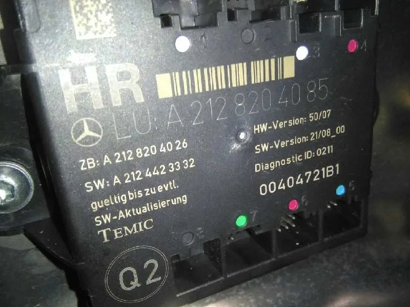 Elevalunas Trasero Derecho para Mercedes-Benz Clase C (W204) Berlina