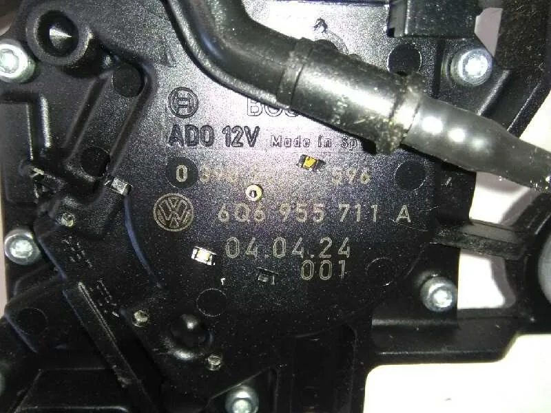Motor Limpia Trasero para Volkswagen Polo (9N1)