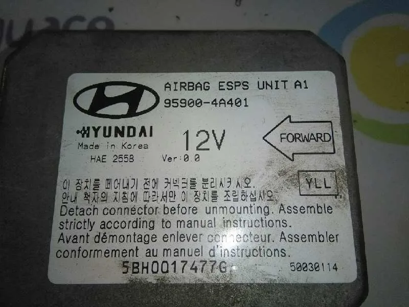 Centralita Airbag para Hyundai H 1
