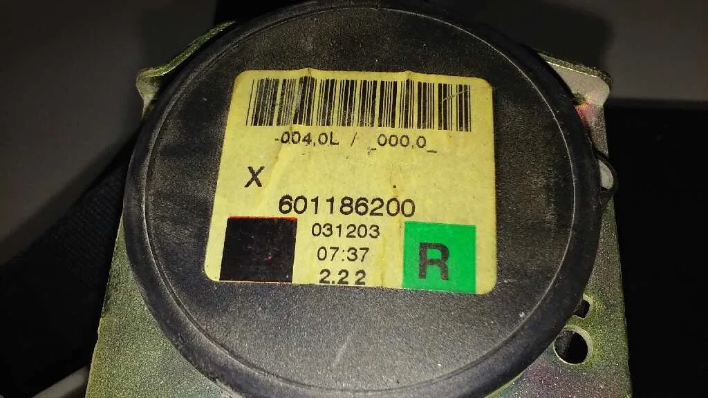 Cinturon Seguridad Delantero Derecho para Mg Mg Zr (F/Rf)