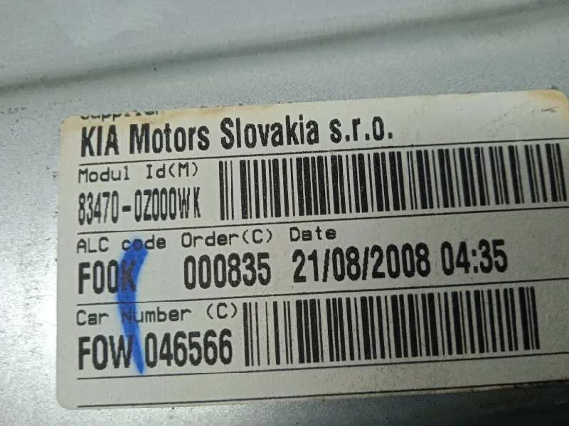 Elevalunas Trasero Izquierdo para Kia Sportage