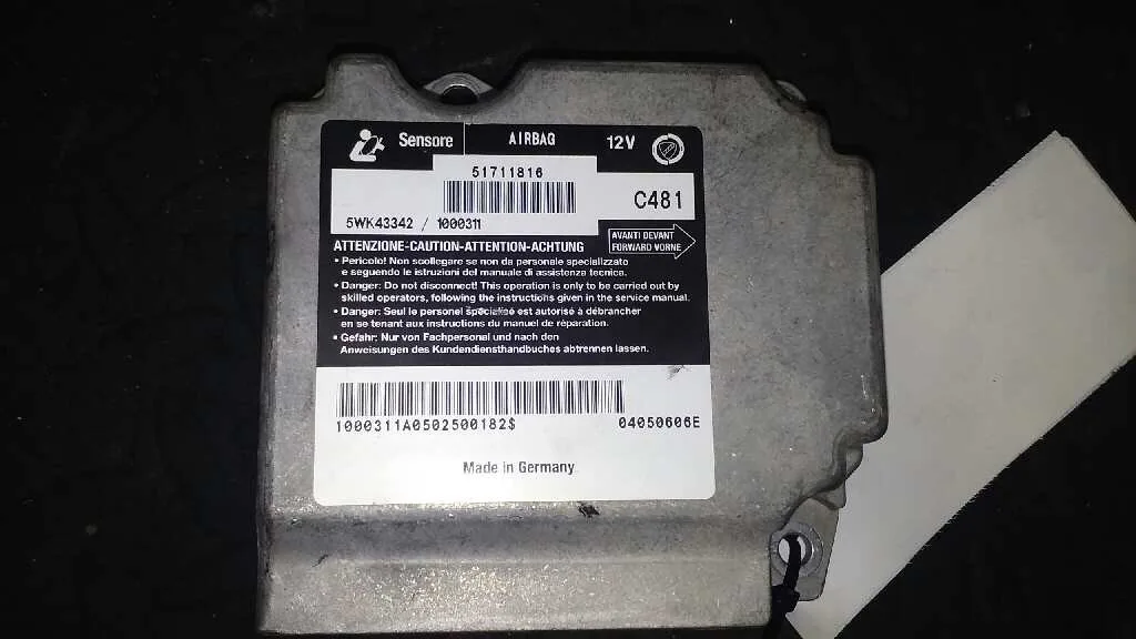 Centralita Airbag para Fiat Stilo (192)