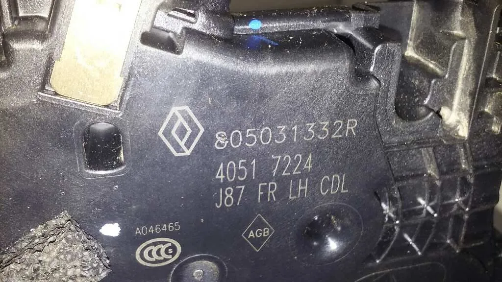 Cerradura Puerta Delantera Izquierda para Renault Captur