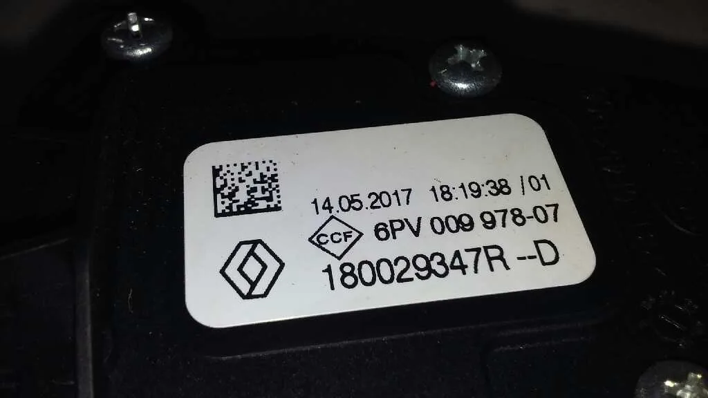Potenciometro Pedal para Renault Captur