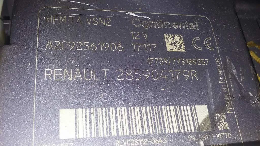 Conmutador De Arranque para Renault Captur